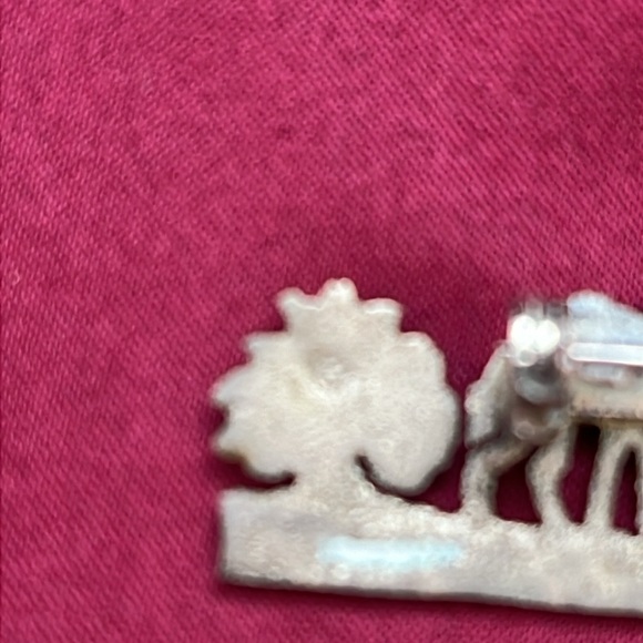 Vintage Silver Camel Caravan Brooch - Picture 15 of 16